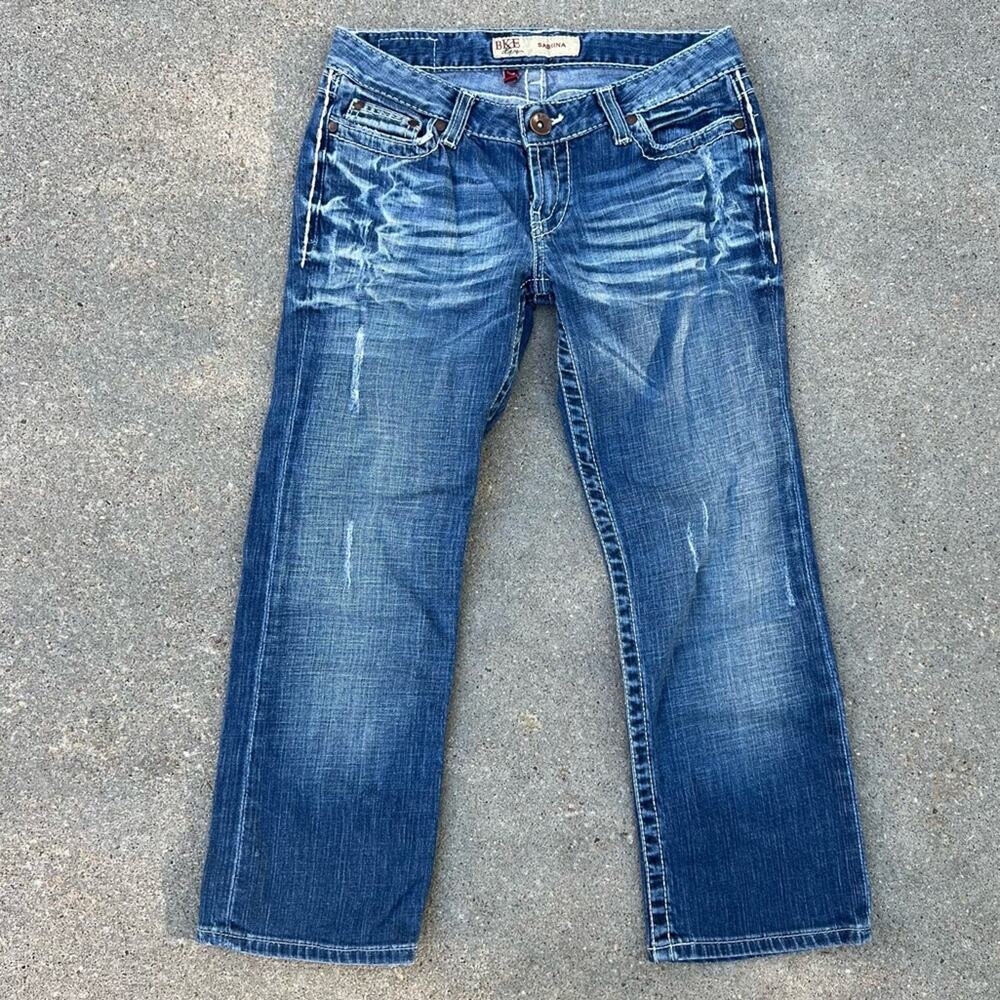 BKE Sabrina stretch capri jeans 
size 27
